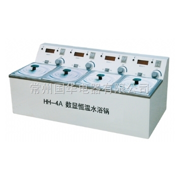 常州國(guó)華數(shù)顯單控單列水浴鍋HH-4A