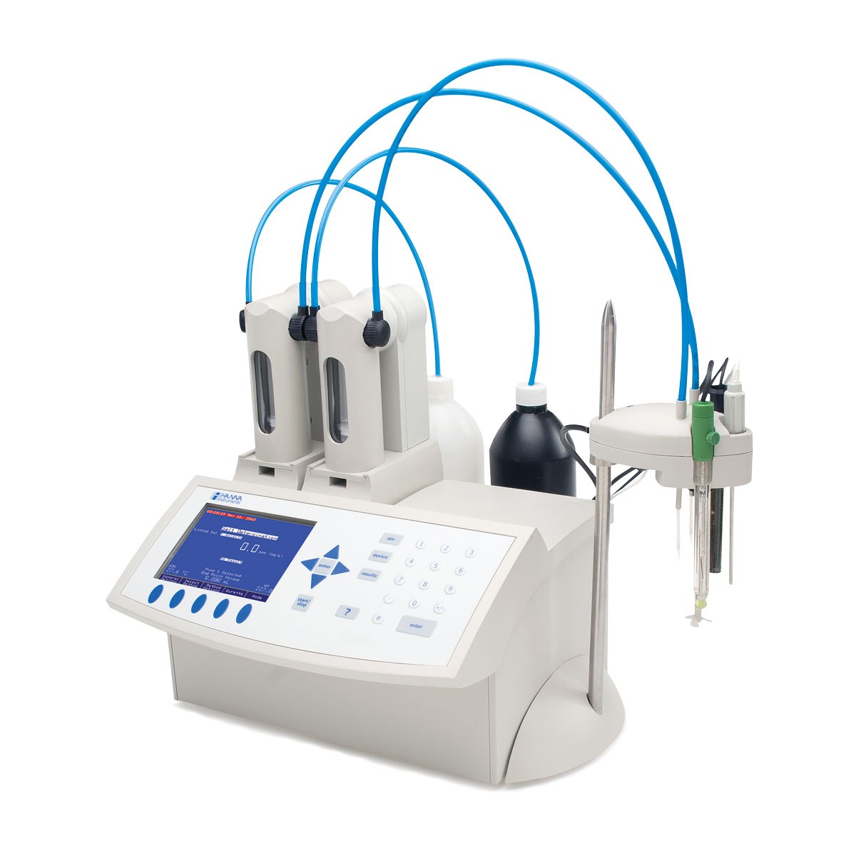 哈納微電腦大屏幕彩屏自動(dòng)滴定分析儀HI902C
