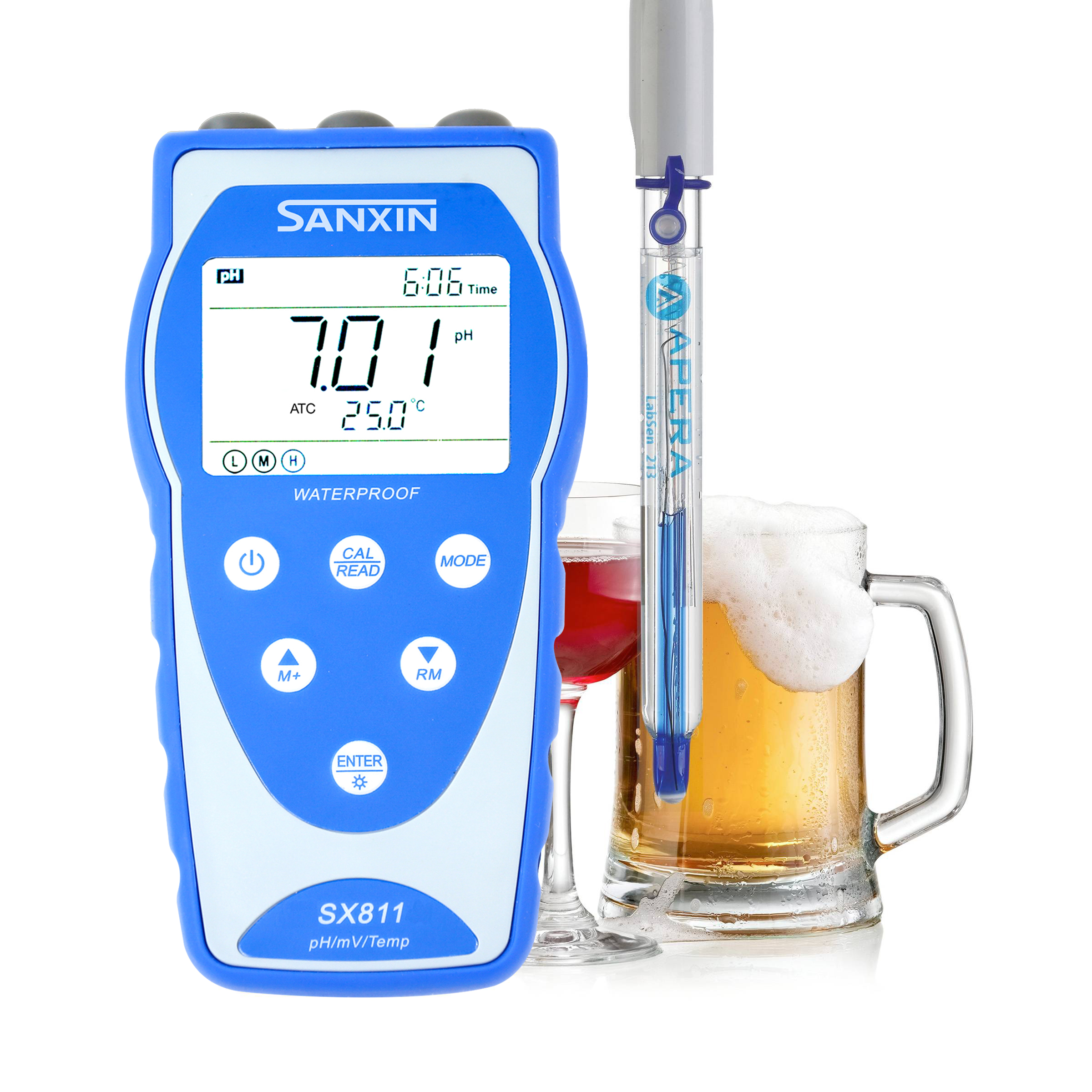 上海三信飲料pH計SX811-BR